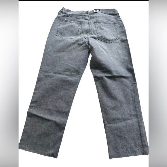 Gap Women's Cheeky Straight High Rise Jean 32/14 short Gray NEW - Picture 5 of 13